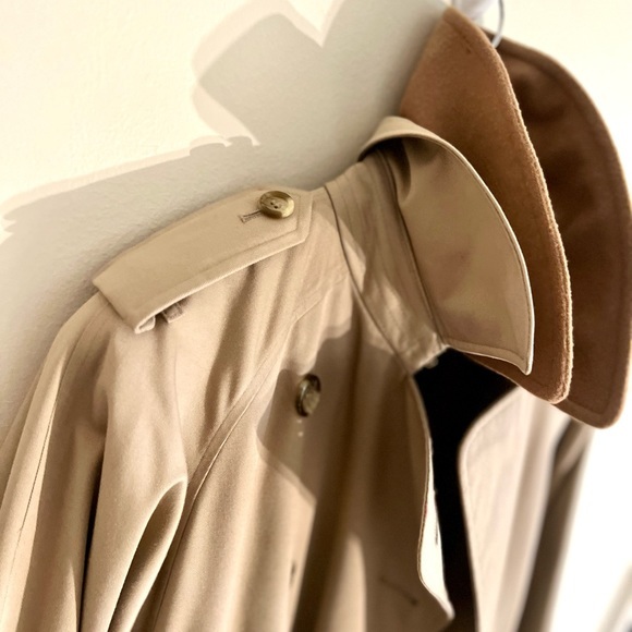 Burberry Men’s Wool Lined Removable Trench Coat Nova Check - Picture 7 of 16